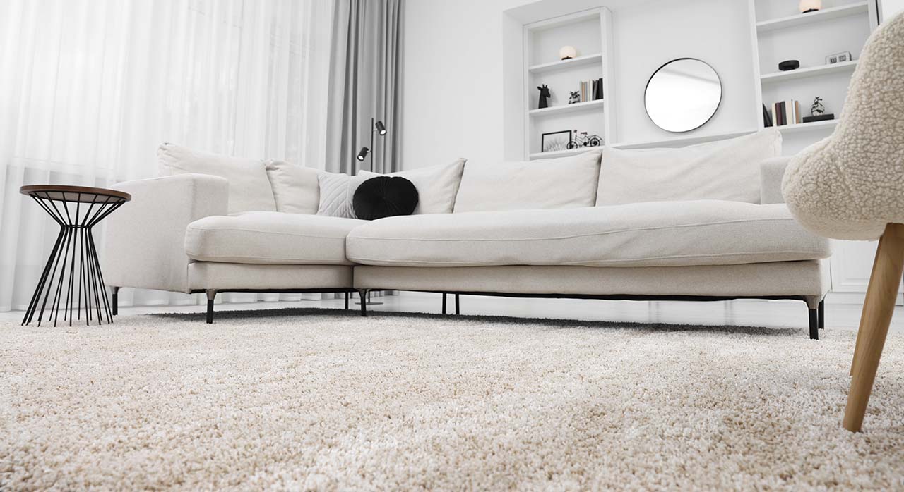 Couch in living room
